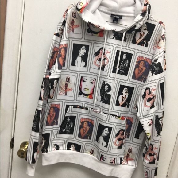 Selena AOP All Over Print Hoodie Mens size Small - Picture 4 of 11